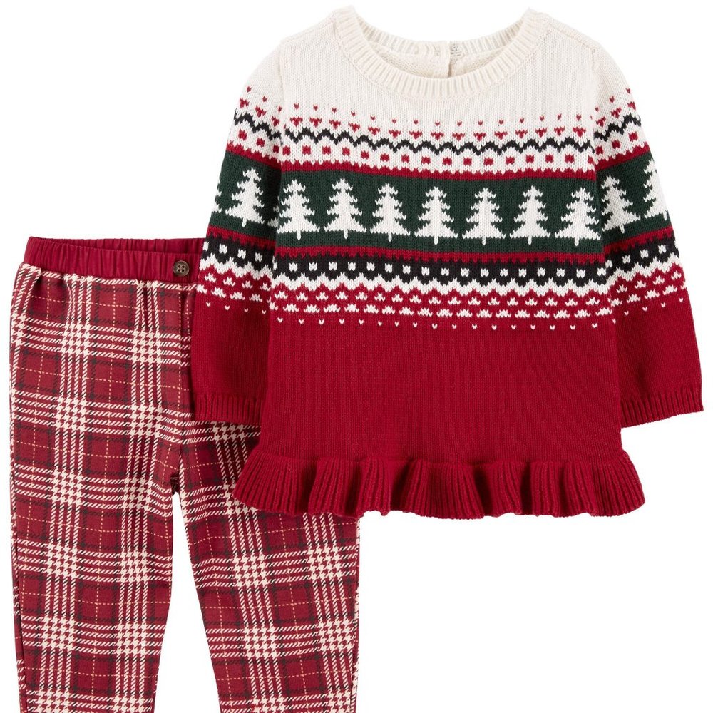 Carter's Holiday Christmas Outfit - 6M
